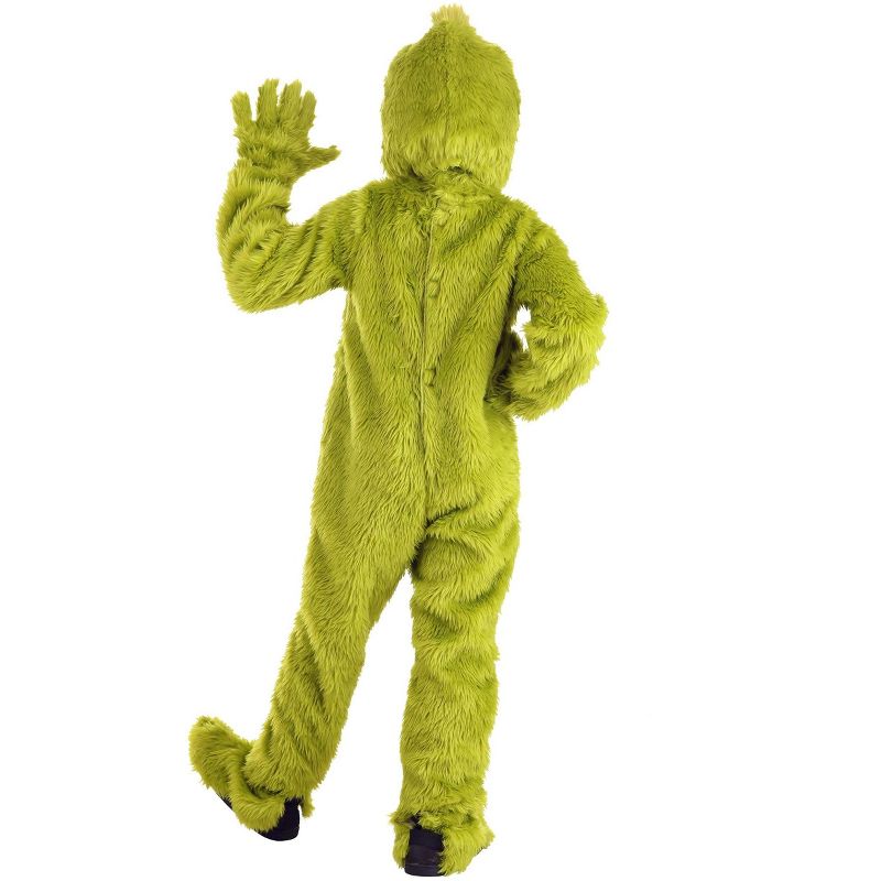 HalloweenCostumes.com Dr. Seuss Grinch Open Face Kid's Costume, 5 of 10