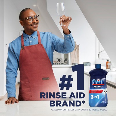 Finish Jet-Dry Rinse Aid, Dishwasher Rinse & Drying Agent, 4 of 11