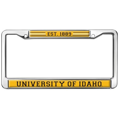 University of Idaho School Logo Full Size Standard License Plate Metal Frame