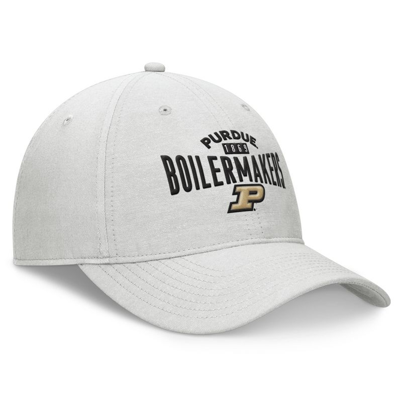 NCAA Purdue Boilermakers Unstructured Chambray Cotton Hat - Gray, 3 of 5