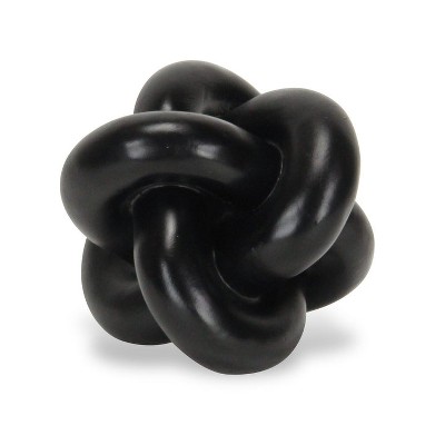 Cheung's Minyoro Black Resin Chain Knot Sculpture