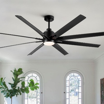 BestParts 72 Inch Ceiling Fan, Smart Ceiling Fan with Light, 3 Color Temperatures, DC Motor, Remote Control and App Control