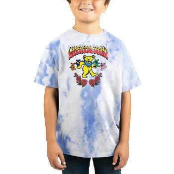 Grateful Dead Vintage Art Boy’s Charcoal Heather T-shirt-Small
