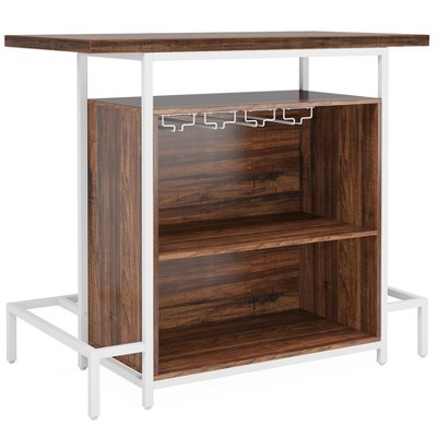 Tribesigns Industrial 3-Tier Liquor Bar Table