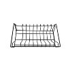 Trio Essentials 3-Piece Kitchen Counter Dish Drying Rack with Utensil Holder, Silicone Drying Mat,  Space-Saving Countertop Rack - 4 of 4