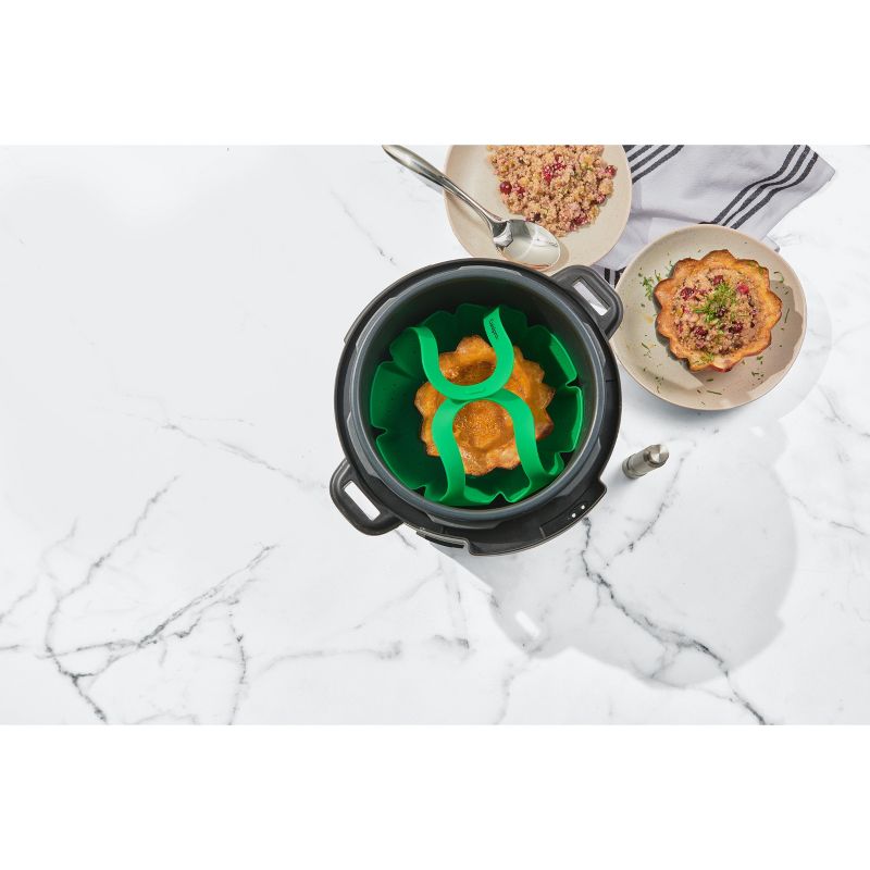 Cuisipro Silicone Vegetable Steamer, Green, 5 of 7