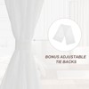 Unique Bargains Blackout Tie Up Pocket Window Door Curtain 1 Panel - 4 of 4