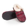 Roxoni Girl's Cozy Knitted Fleece Lined Clogs with Non-Skid Sole - 2 of 4