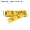 Unique Bargains Plastic Soft Flexible Tailor Ruler 300cm/118" 5 Pcs - 2 of 4