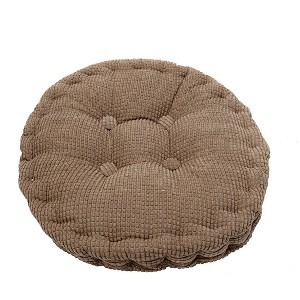 PiccoCasa Corduroy Home Office Round Shaped Sofa Floor Chair Seat Cushion Pad 40cm Dia - 1 of 4