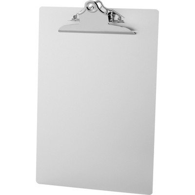 Business Source Clipboard Spring Clip Aluminum 8-1/2"Wx12"L Silver 86259