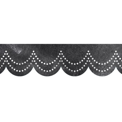 Creative Teaching Press Chalk It Up! Dotted Scallops EZ Border, 48 Feet (Pack of 6)