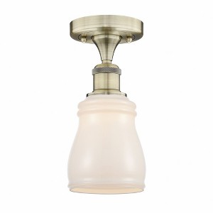 Ellery - 1 Light Semi-Flush Mount In Nautiical Style-9.75 Inches Tall and 4.75 Inches Wide - 1 of 1
