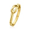 RS Pure by Ross-Simons 18kt Gold Vermeil Knot Ring - 3 of 4