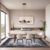 Modern Abstract Area Rugs Machine Washable Indoor Mat - 4 of 4