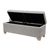 VYNXARIA Soft Close Storage Bench,Solid wood legs - 3 of 4