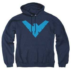 Batman Nightwing Symbol Adult Pull-Over Hoodie - 1 of 4