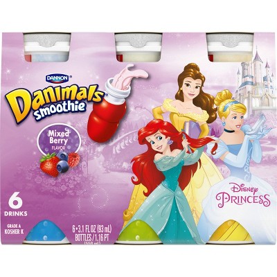 Danimals Mixed Berry Kids&#39; Smoothies - 6ct/3.1 fl oz Bottles_3