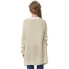 Cardigan for Girls Open Front Sweater Long Sleeve Loose Fit Sweater Jacket,Beige - L - 2 of 4