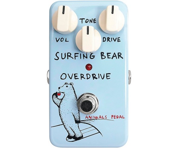 Animals Pedal Surfing Bear Overdrive Effects Pedal