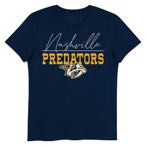 NHL Nashville Predators Girls' V-Neck T-Shirt - 1 of 1