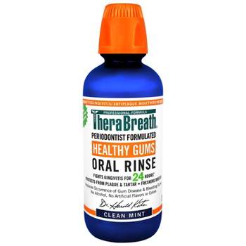 TheraBreath Healthy Mouthwash Rinse Mint - 16 fl oz