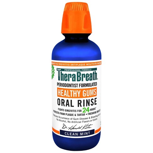 TheraBreath Healthy Gums Oral Rinse Mint - 16 fl oz - image 1 of 4