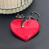 Wrapables Lounging Cats Enamel Brooch Pin, Cat on Heart - 4 of 4