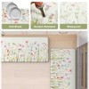 BAGOKIE Farmhouse Floral Anti Fatigue Kitchen Mat Set of 2 - 2 of 4