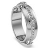 Pompeii3 5/8Ct Diamond Ring Men's Lab Created 7mm Polished Wedding Band in 10k Gold - 2 of 4