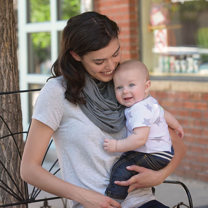 Go by Goldbug 5-in-1 Multi Use Cover And Nursing Scarf - Gray, 5 of 10
