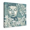 Creative Products Teal And Cream Buddha 30 x 30 Canvas Wall Art - 2 of 4