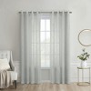 Habitat Boucle Sheer Premium Stylish and Functional Grommet Curtain Panel Light Grey - image 2 of 4