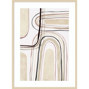 30" x 41" Arounds I by Nikki Galapon Wood Framed Wall Art Print - Amanti Art: Contemporary Lithograph, Hardwood Frame - 1 of 4