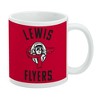 Lewis University Flyers Logo Ceramic Coffee Mug Novelty Gift Mugs for Coffee Tea and Hot Drinks 11oz White - 2 of 4