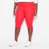 Women's High-Waisted ButterBliss Capri Leggings - Wild Fable™ - 2 of 3