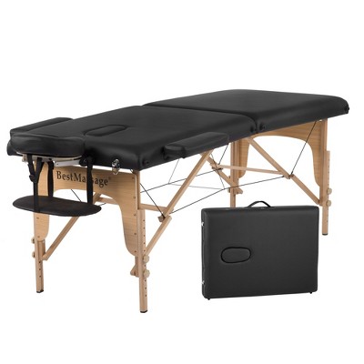 Fdw Massage Table Spa Bed 84 Inches Pu Portable Massage Bed 2 Fold ...