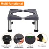 Unique Bargains 4 Strong Feet Multi-Functional Adjustable Mini Fridge Stands - 3 of 4