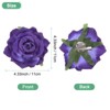 Unique Bargains Fabric Floral Wedding Party Rose Hair Clip Brooch 1 Pc - 3 of 4