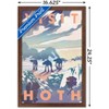 Trends International Star Wars: Hoth - Visit Hoth Framed Wall Poster Prints - 3 of 4