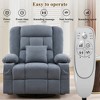 Clihome Kneading Massage Rocker Recliner Chair with 4-Point 3D Kneading Massage and Heat,with Rocking Function and 2 Cup Holders,USB Charge Port - 4 of 4