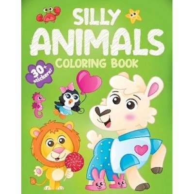 Silly Animals Color & Learn Co - (Super Color Books Color & Learn) by  Kidsbooks (Paperback)