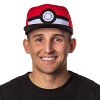 Pokemon Men's Poke Ball Embroidered Logo Flatbill Snapback Hat - 2 of 4