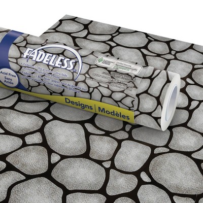 Fadeless Designs Paper Roll, Rock Wall, 48 Inches x 50 Feet