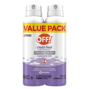 OFF! Clean Feel Mosquito Repellent Bug Spray 20% Picaridin - 10oz - 1 of 4