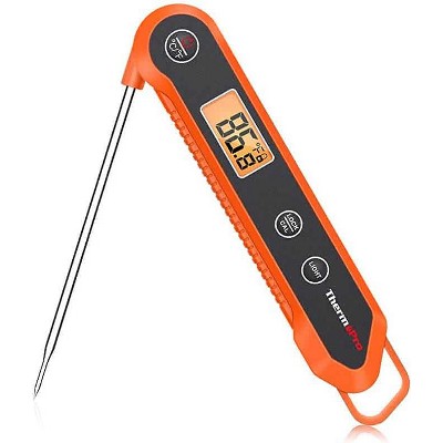 ThermoPro TP03H Digital Instant Read Meat Thermometer for Grilling Waterproof Kitchen Food Thermometer with Calibration & Backlight Smoker Thermometer