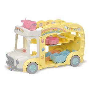 Calico Critters Rainbow Fun Nursery Bus, Toy Vehicle for Dolls - 1 of 4