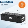 Heavy Duty Aluminum Truck Bed Tool Box, Diamond Plate Waterproof Locking Tool Chest for Trucks, Trailers, RVs & Garage Storage - 2 of 4