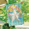 Spring Barnstar House Flag Primitive Welcome 28" x 40" Briarwood Lane - 4 of 4