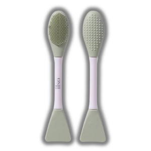 ILSO Dual Clean Brush | help to remove dead skin cells and blackheads | made of soft and elastic silicone.- ( 1 pc) - 1 of 4